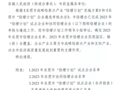 屢獲殊榮！國亨公司再次入選“倍增計劃”企業(yè)